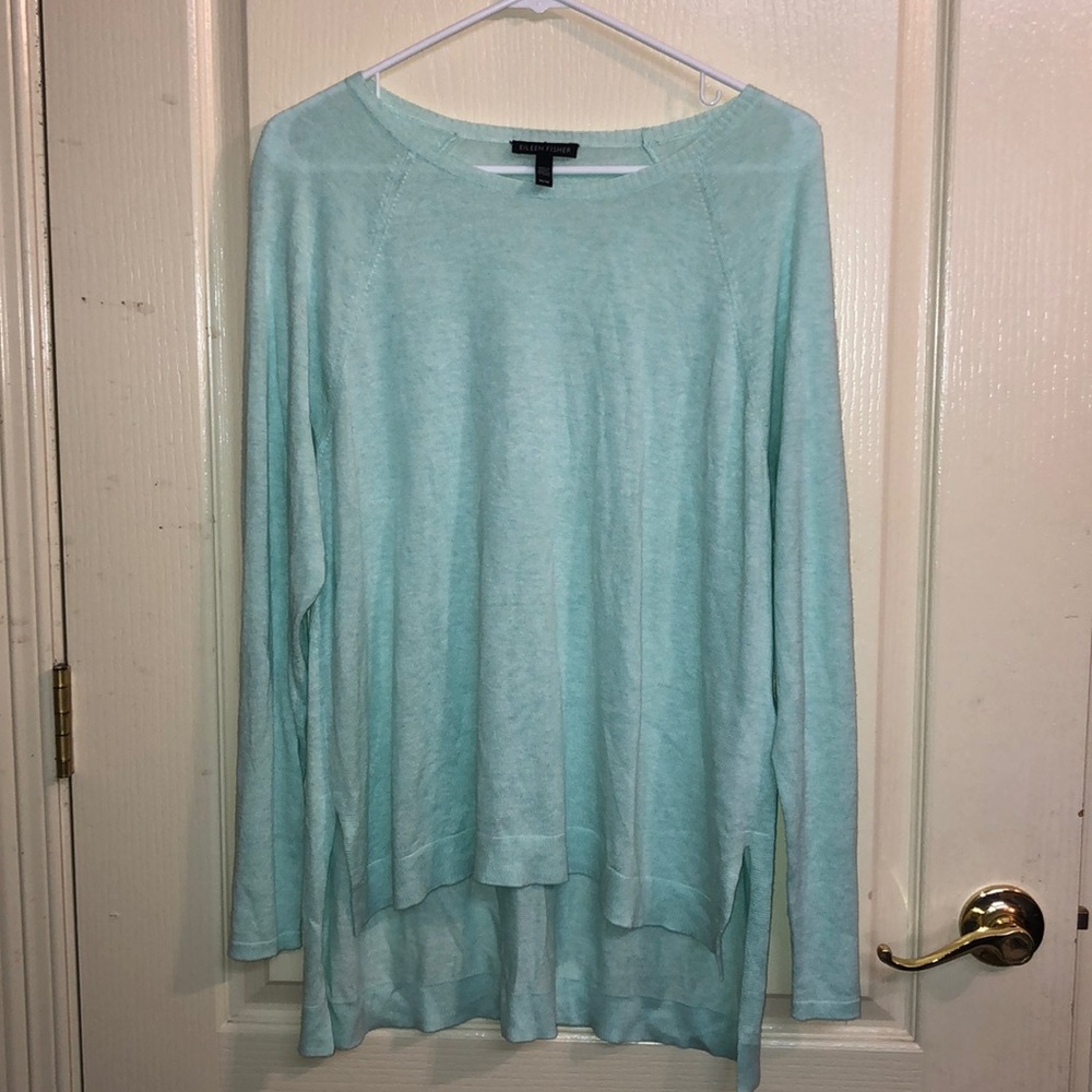 Eileen Fisher ballet neck long sleeve